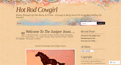 Desktop Screenshot of hotrodcowgirl.com